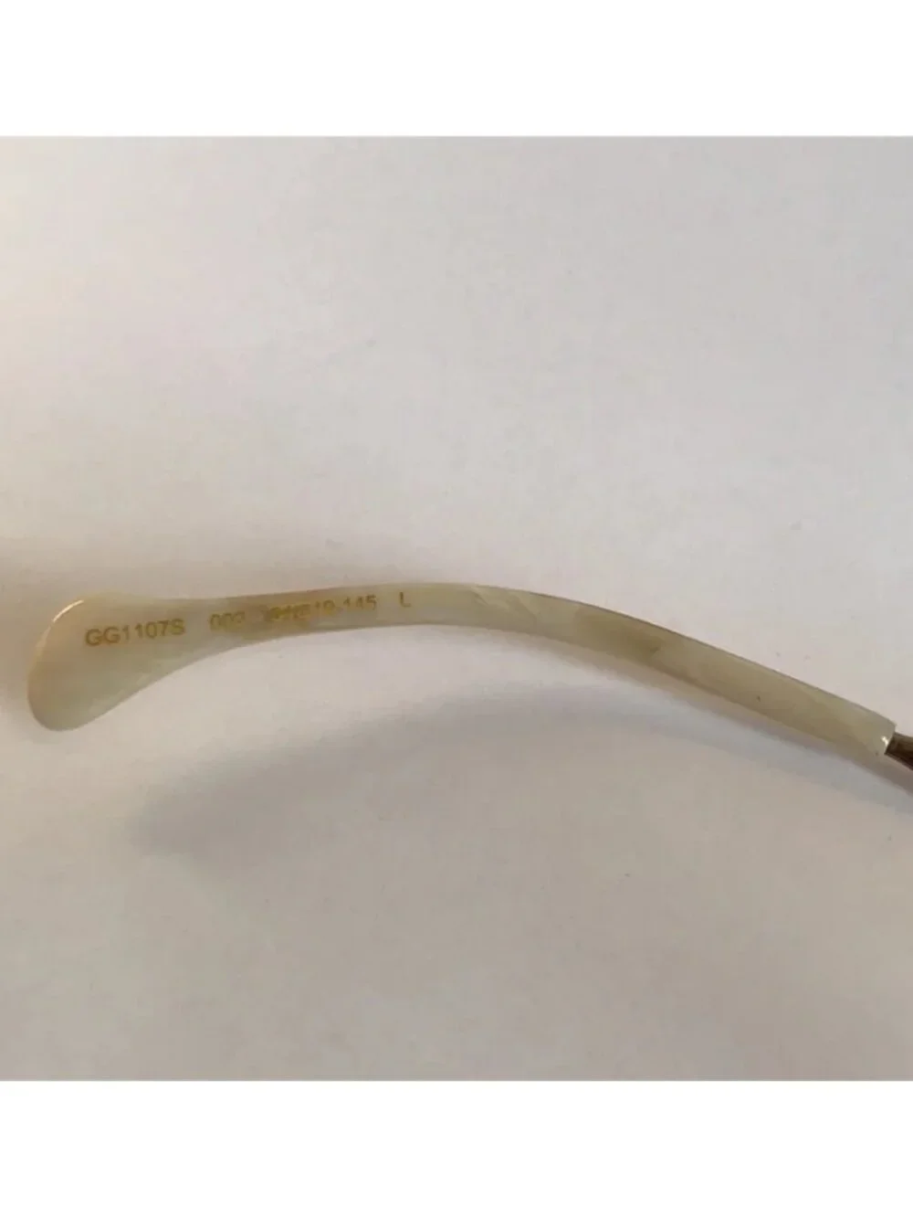 New Authentic Gucci Men's Brown and Gold  GG1107S Square Sunglasses